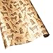 Caspari Wild Christmas Animals Wrapping Paper, 2 Rolls, Gold, 2 Count