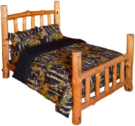 THE WOODS Premium Microfiber Camo Comforter (Black, Queen)
