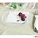 50 Premium Clear Plastic Plates for Dinner Party or Wedding - 6 Inch Fancy Disposable Plastics Plates