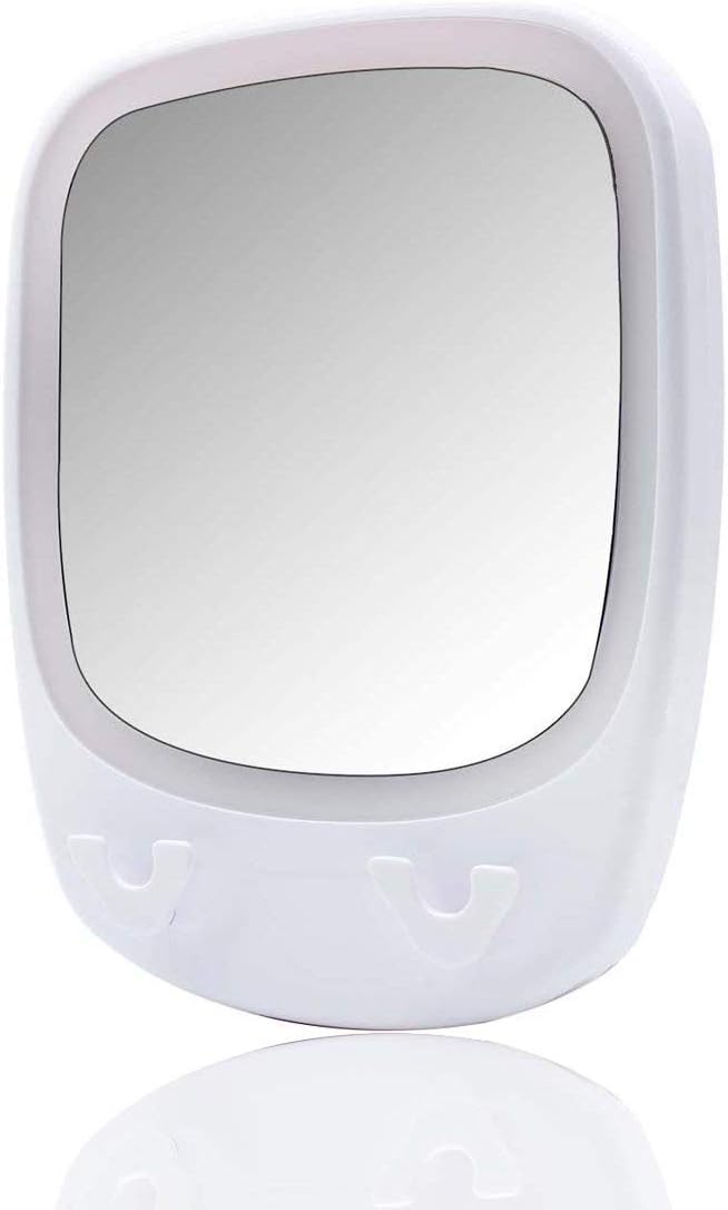 MILKIRAY Fogless Shower Mirror for Shaving and Makeup Bathroom Mirror with 3X Magnification