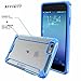 iPhone 6S Case, POETIC Affinity Series [Premium Thin]/No Bulk/Protection where its needed/Clear/Dual Material Protective Bumper Case for Apple iPhone 6S /iPhone 6 (Blue/Clear)