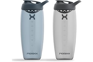 Promixx PURSUIT Protein Shaker Bottle – Premium Sports Shaker Bottles for Protein Mixes and Supplement Shakes – Easy Clean, Durable Protein Shaker Cup