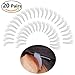 FOXNOVO Clear Silicone Anti-Slip Ear Grip Hook For Eyeglasses Glasses Pack Of 20