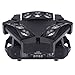 Lixada 9x10W 9LED 16/48 Channel Full Color DMX512 Sound Control Auto Rotating Mini Triangle Spider Lamp Beam Stage Light for Disco KTV Club Party