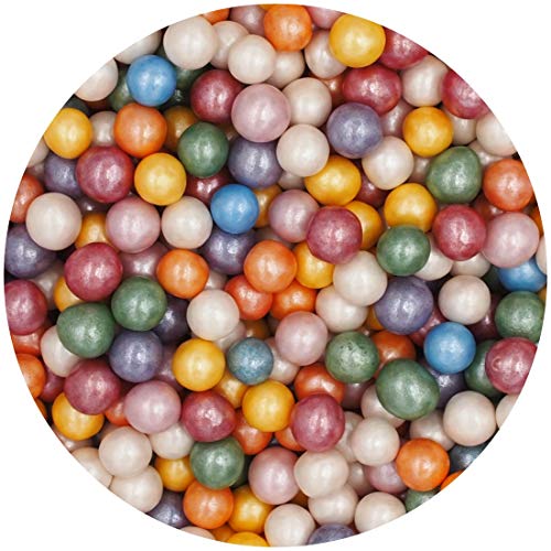Natural 8mm Rainbow Nuts Dairy Soy Gluten GMO Free shimmer Pearls