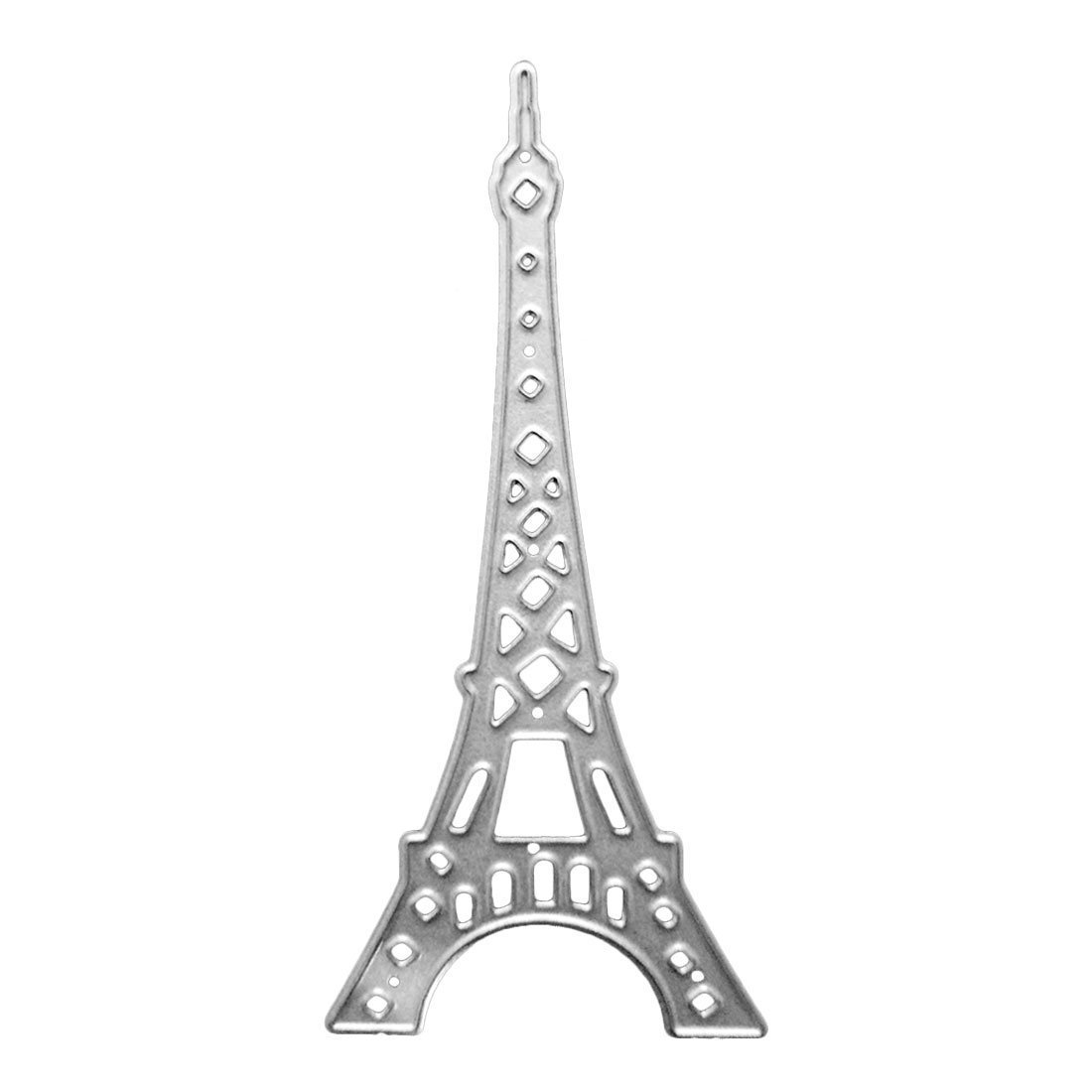 U-horizon Eiffel Tower Cutting Dies, DIY Scrapbooking Metal Embossing Stencil For Album Paper Card Art Craft Gift