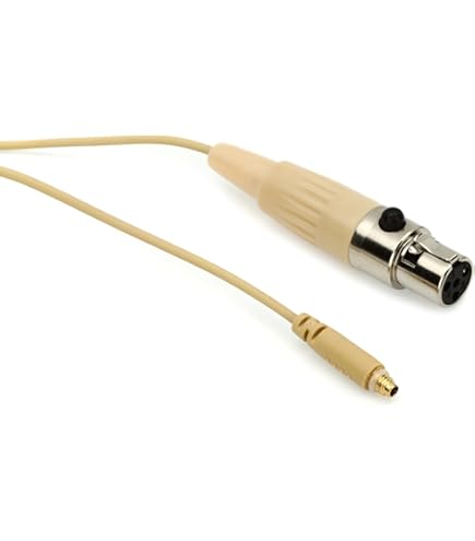 Countryman E6 Earset Cable - 1mm Diameter With 3.5mm Connector For Sennheiser Wireless - Tan