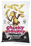 Cheeky Monkey - Peanut Butter Puffs - 2.12 oz (pack of 2)