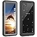 ANTSHARE Galaxy Note 10 Waterproof Case,Note 10 Case Built in Screen Protector 360°Full Body Protective Shockproof Dirtproof Sandproof IP68 Underwater Waterproof Case for Note 10(Clear Black)