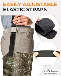 Foxelli Hip Waders – Waterproof Camo Hip Waders