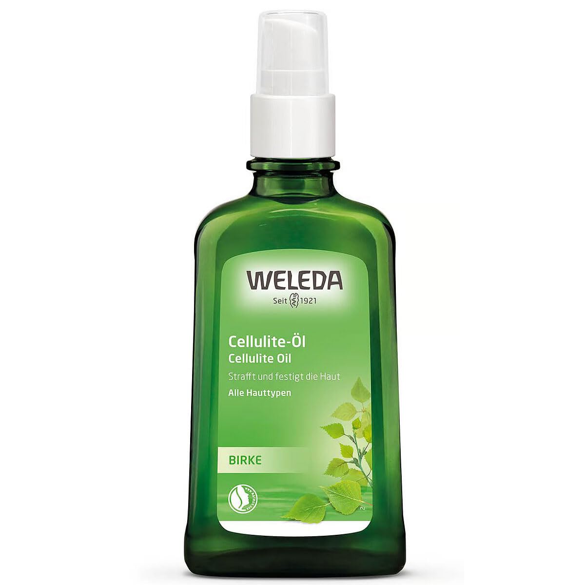 WELEDA Organic Birch Cellulite Oil 100 ml - Firming Natural Cosmetics Body Oil for New Elasticity and Smooth Skin Dermatologically Confirmed and with a Pleasant Fragrance