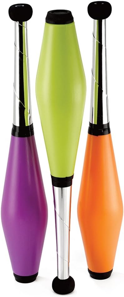 Eureka-Acrobat 52475064 - Jonglierkeulen Junior, Outdoor Spielgerät, 32 cm, 3 Stück