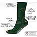 DANISH ENDURANCE Merino Wool Hiking & Trekking Socks (Forest Green 3 Pairs, US Women 11-13 // US Men 9.5-12.5)