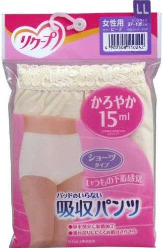 Amazon ピジョン リクープ パッドのいらない吸収パンツ 女性用ショーツタイプ ｌｌサイズ3個セット ピジョン スポーツ アウトドア