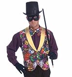 Mardi Gras Vest and Bow Tie Accessory Kit , Standard