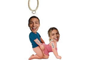 Naughty Personalized Photo Acrylic Keychain - Gifts For Couple, Sexy Boyfriend Husband Gift Private Picture Key Ring Spicy An