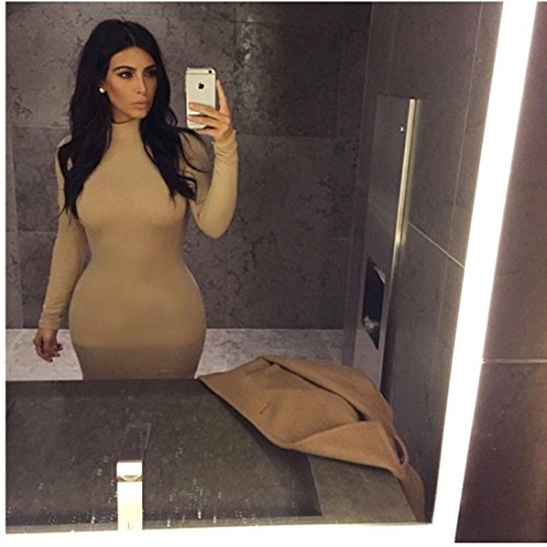 kim kardashian long sleeve dress Kim Kardashian's Skims maxi is the 'perfect summer dress'
