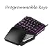 CHUYI Delux T9 Pro USB Wired Colorful Ergonomic Gaming Keyboard 29 Keys Professional Single Hand Keypad 7 Colors LED Backlit Mini Portable Game Keyboard Small PC Laptop Keyboardthumb 1