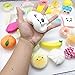 30pcs Squishies Dessert Random Kawaii Mini Medium Jumbo Scented Squishies Slow Rising Animal/Panda/ Cake/Bread/ Buns/Toast/ Donuts Keychain Phone Strap Squishy Prime Children Birthday Gift (30pcs)