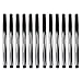 Sharpie Plastic Point Stick Pen, Fine Point, Green Ink, Pack of 12