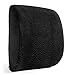 Aeris Memory Foam Lumbar Support Pillow for Office Chair - Ergonomic Back Support for Enhanced Comfort in Car, Desk, Computer Use for Men, Women - with Dual Adjustable Straps and Removable Extensions