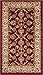 Well Woven Barclay Collection Sarouk Red 2x4 Accent Doormat- for Entryways, Kitchen