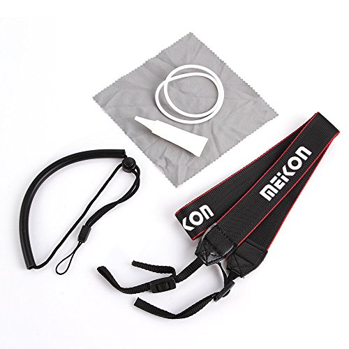 MEIKON 130ft 40m Underwater Waterproof Camera Housings Case for Canon EOS M3 18-55mm Camera Lens