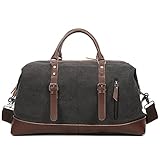 Canvas Duffel Bag Oversized Travel Overnight Weekender Luggage for Men Women