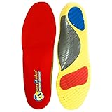 Agony of DaFeet Athletic Shoe Inserts Work Boot Orthotics & Arch Supports | Plantar Fasciitis Inserts & Arch Support Shoe Insert | Men 8½-10 / Women 9½-11 (M)