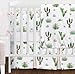 Pink and Green Boho Watercolor Cactus Floral Baby Girl Crib Bedding Set with Bumper by Sweet Jojo Designs - 9 pieces