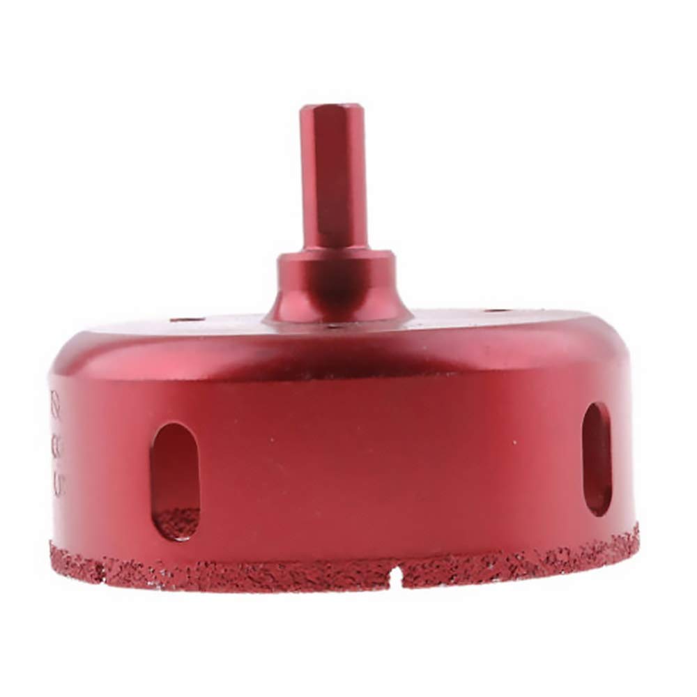 ExcInter 1PCS 65mm Diamond Drill Bit Brazing Core Hole Saw Extractor Remover Tools for Tile Glass Marble Ceramic