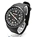 100m Water Resistant Waterproof Men's Black Rubber Strap Analog Luxury Sport Watch SB-008