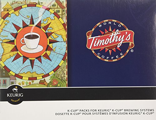 48 Count - Timothy's German Chocolate Cake Flavored Coffee K-Cup For Keurig Brewers