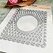 Paper Album Decor Cutting Dies, Lotus.flower Christmas Themed Metal Stencils Scrapbooking Embossing DIY Handcrafts for Greeting Card Making (D, Sliver)