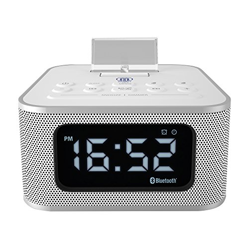 MAJORITY Neptune Speaker 20W Docking Station Bluetooth Alarm Clock FM