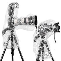(2 Pack) Altura Photo Rain Cover for DSLR Camera &ndash; Standard and Flash Version