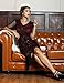 PrettyGuide Women's Flapper Dress Bead Sequin Fringed Gatsby Dress with Sleeve M Black