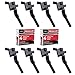 MAS 8 pack Ignition Coil DG508 & Motorcraft Spark Plug SP479 for Ford 4.6L 5.4L V8 DG457 DG472 DG491 Crown Victoria Expedition F-150 F-250 Mustang Lincoln Mercury Explorer DG-508 3W7Z-12029-AA