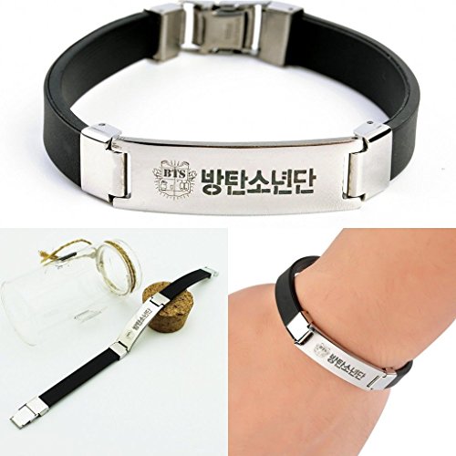 KPOP BTS Bangtan Boys Silicone Bracelet