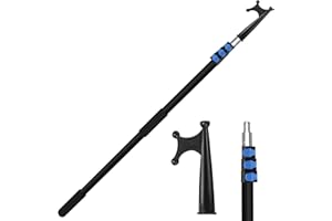 Lineslife Boat Hooks Floating for Docking Telescoping, 8ft/12ft Extend Boat Push Hook Pole, Lightweight, Aluminum, Non-Slip