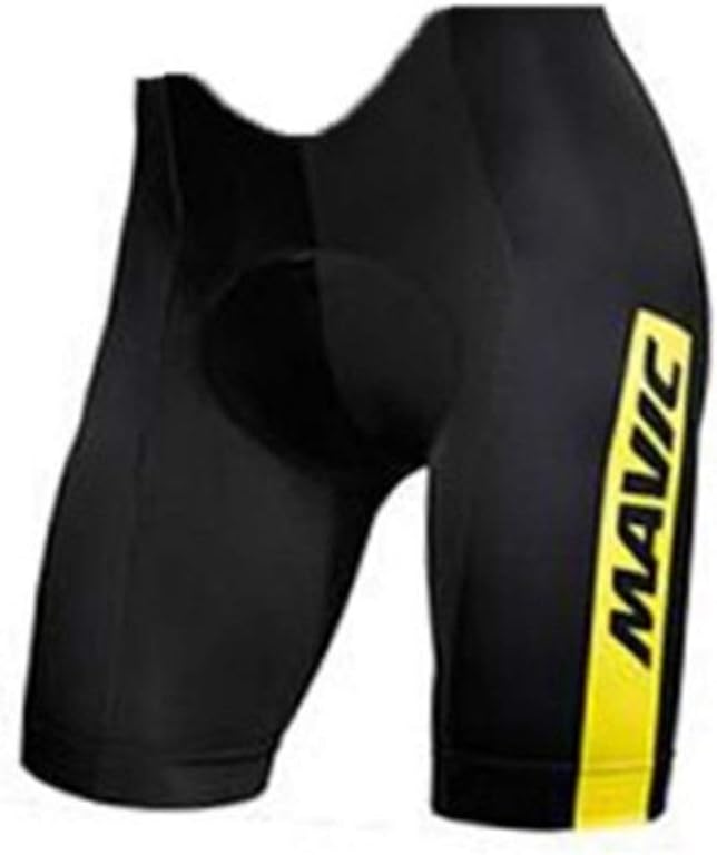Mavic Coolmax 9D Gepolsterte Tragerhose Stobfest MTB Fahrrad Shorts Rennrad Shorts Ciclismo Fur Manner (Color : Blue, Size : L)