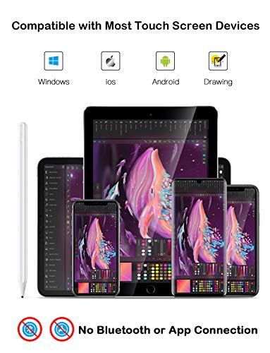 Stylus Pens for Touch Screens Magnetic Design Universal Tablet Stylus High Sensitivity for Drawing and Handwriting (for iOS/Android Tablets and Cellphones ) - Thumbnail 5