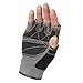 Wells Lamont 841GL Men'S Fingerless Synthetic Leather Work Gloves Grey, Large, Grey/Black