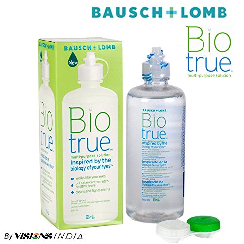 Buy Bausch & Lomb Bio True Solution 300ml for Contact Lens By Visions