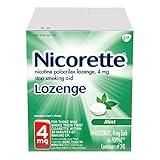 Nicorette Nicotine Lozenge to Stop Smoking, 4mg, Mint, 144 Count