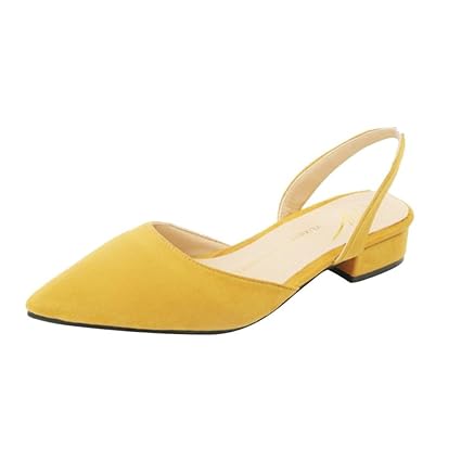 OYSOHE Damen Schuhe, Frauen Pumpen Knöchelriemen Starke Ferse Spitzschuh Mittlere Fersen Bequeme Schuhe