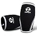 ZEALSPOT Knee Sleeves(1 Pair) Compression & Support for Weightlifting, WOD, Squats, Gym, Powerlifting & Crossfit-7mm Neoprene Knee Brace-Both Women & Men,Black