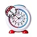 EasyRead time teacher Children’s Alarm Clock with Night Light, ‘Minutes Past & Minutes to’ Red & Blue Clock Face