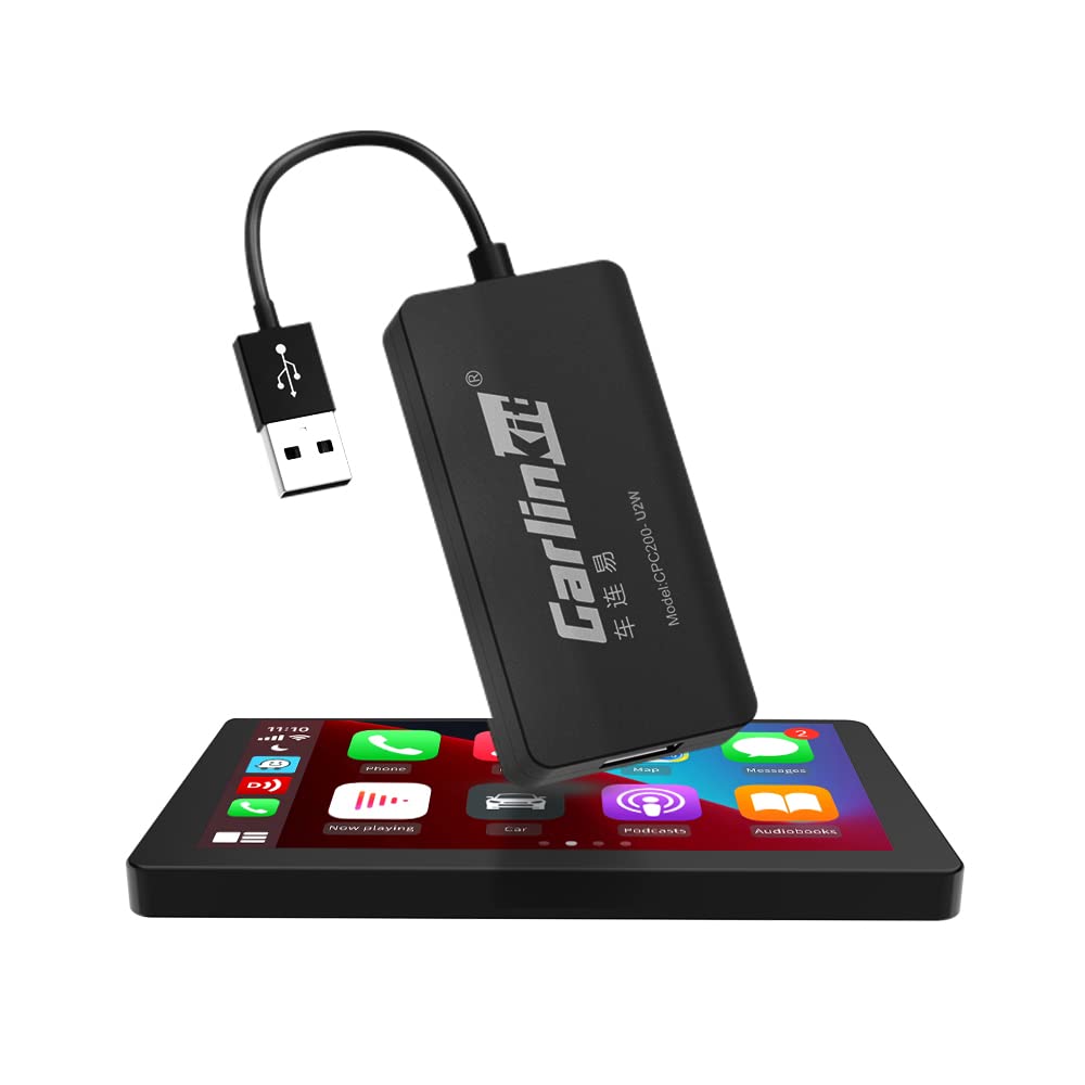 CarlinKit 2021 wireless CarPlay adapter, suitable for cars with built-in car play from factory, for Audi, VW, Volvo, Citroen, Renault, Ford, AlfaRomeo, Kia Car, USB adapter upgrade wireless carplay