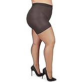 MeMoi Plus Size Curvy Ultra Sheer Control Top Pantyhose